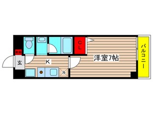 コンドミニオ内田橋の物件間取画像